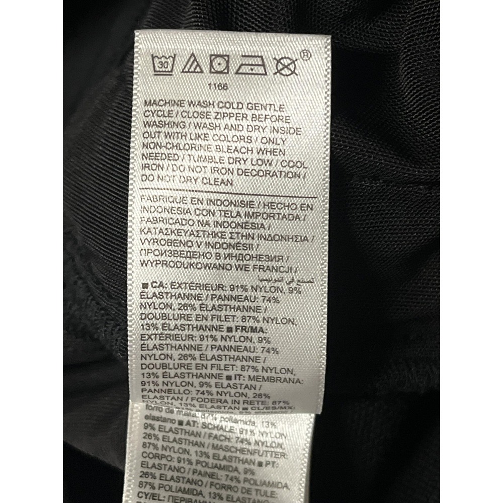 Athleta Pants Womens 10 Black Jogger Elastic Waist Zip Pockets Stretch Travel - Picture 6 of 11